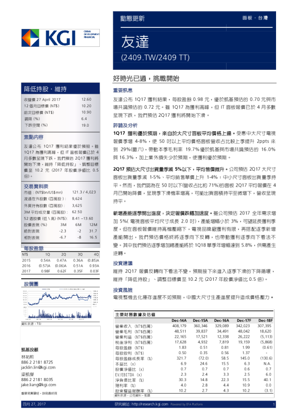 好时光已过，挑战开始