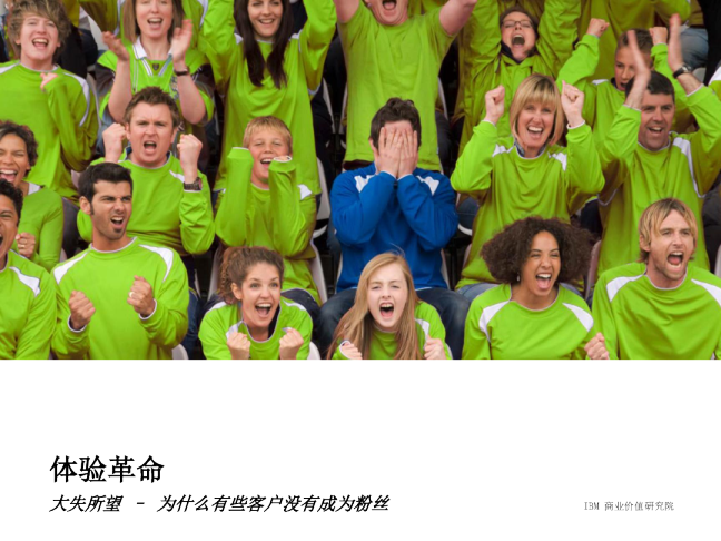 体验革命 - 大失所望——为什么有些客户没有成为粉丝