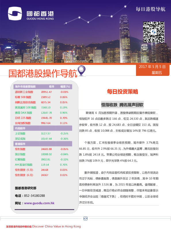每日港股导航
