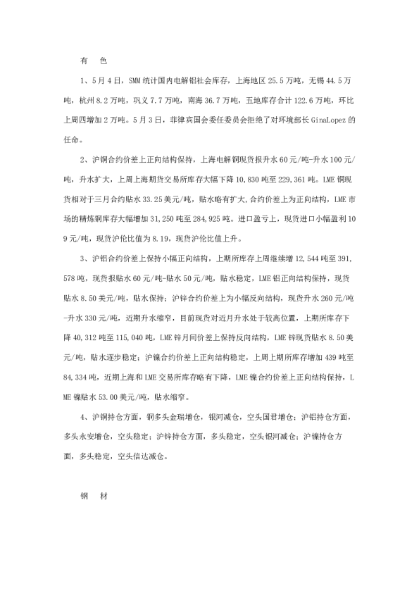 永安期货行情分析早会要点