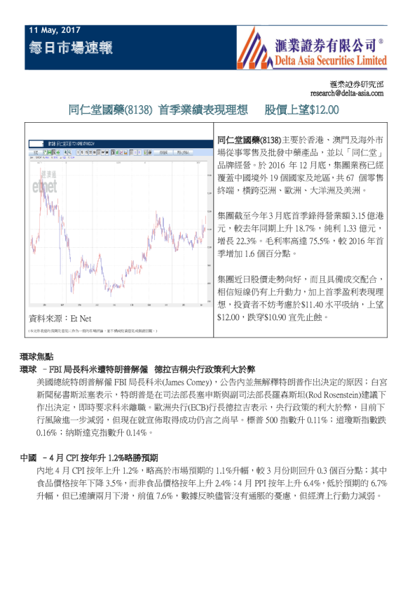 汇业证券每日市场速报