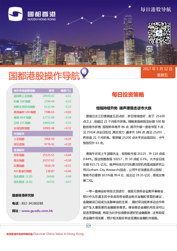 每日港股导航