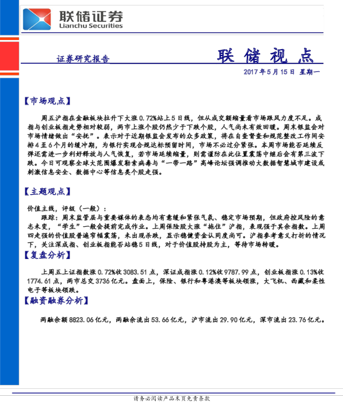 联储证券联储视点