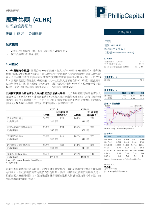 新酒店值得期待