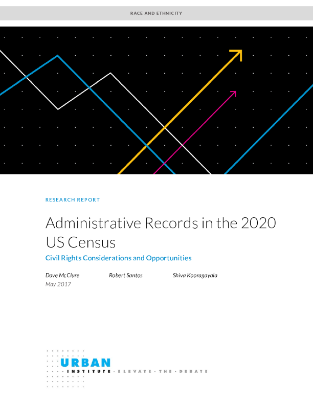 Administrative Records in the 2020 US Census: Civil Rights ...