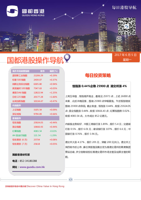 每日港股导航