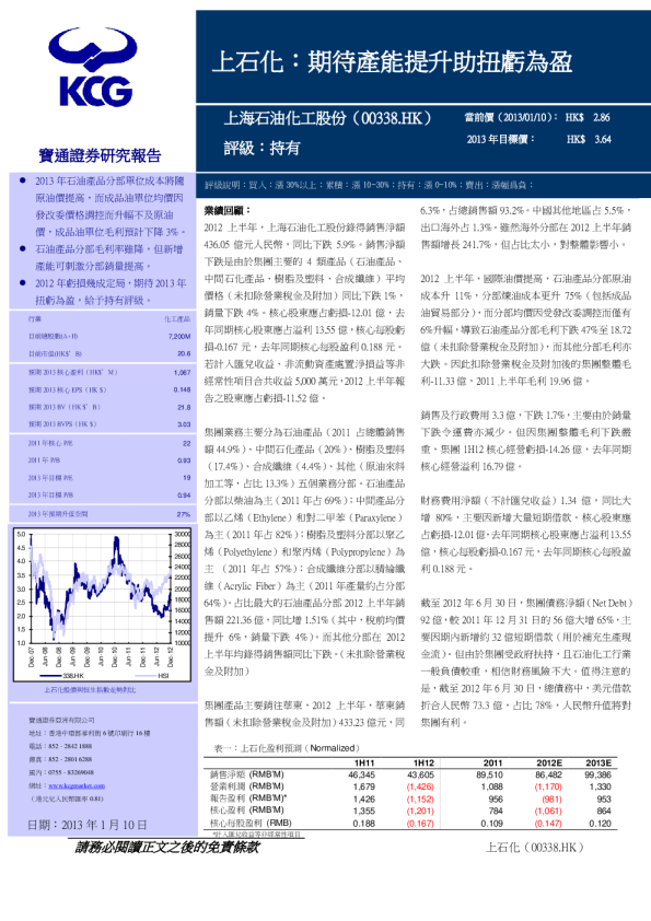 期待产能提升助扭亏为盈