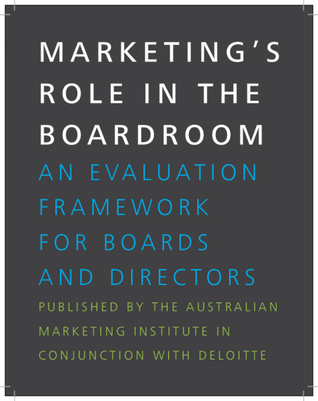 市场营销在董事会中的作用