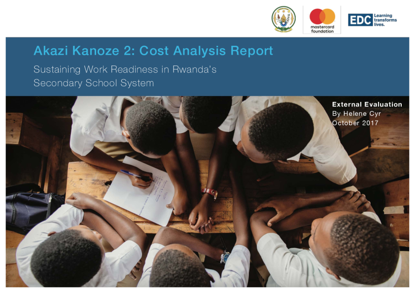 Akazi Kanoze 2: Cost Analysis Report
