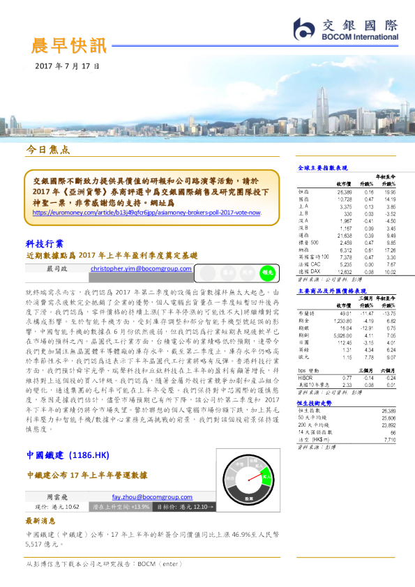 晨早快讯