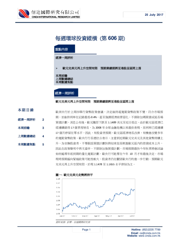 每周环球投资纵横（第606期）
