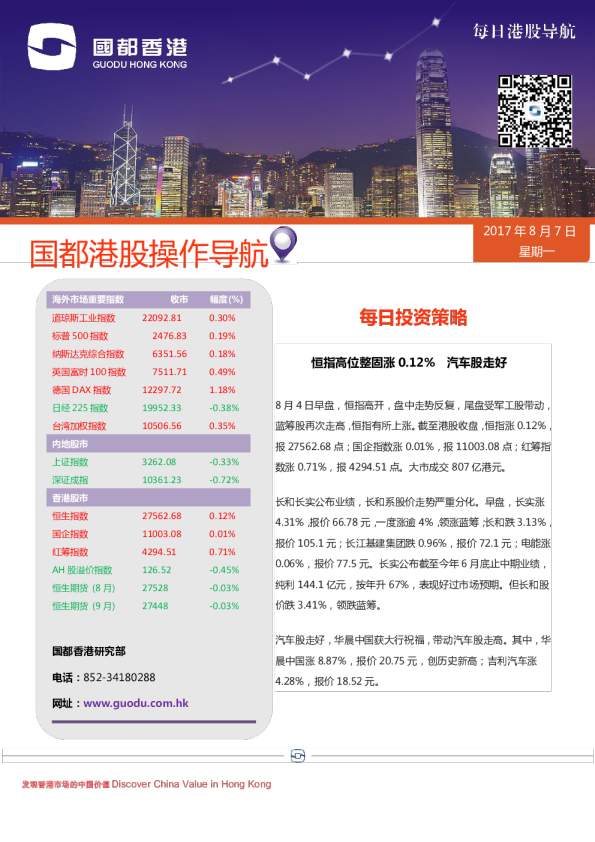 每日港股导航