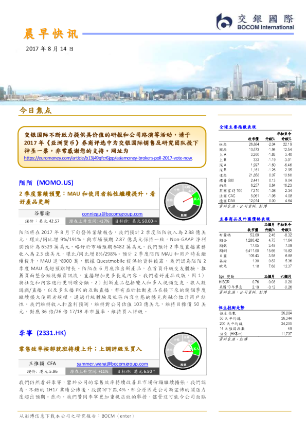 晨早快讯
