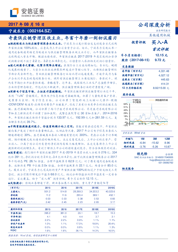 奇袭供应链管理匡扶主业，年富十年磨一剑初试霜刃