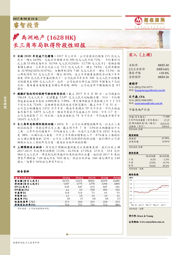长三角布局取得阶段性回报