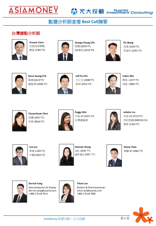 点选分析师查看Best Call摘要