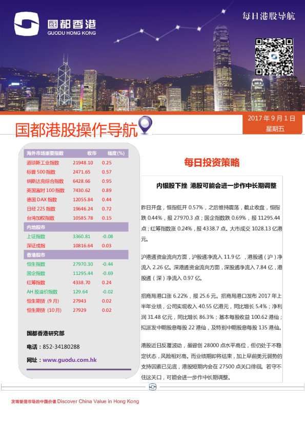 每日港股导航