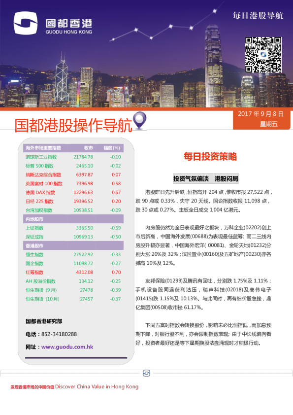 每日港股导航