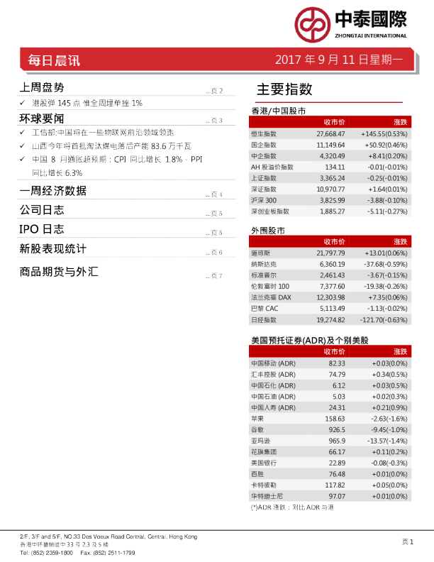 每日晨讯