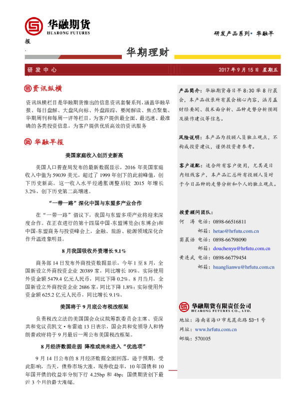 华融早报