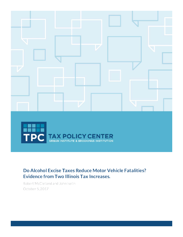 Do Alcohol Excise Taxes Reduce Motor Vehicle Fatalities? Evidence from