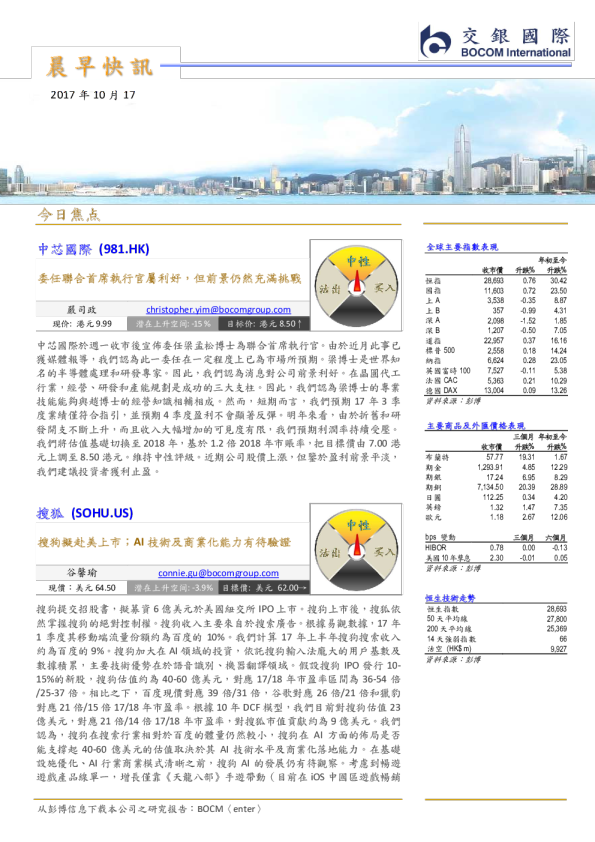 晨早快讯