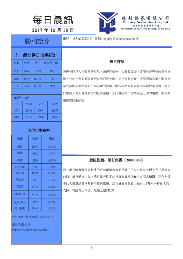 每日晨讯