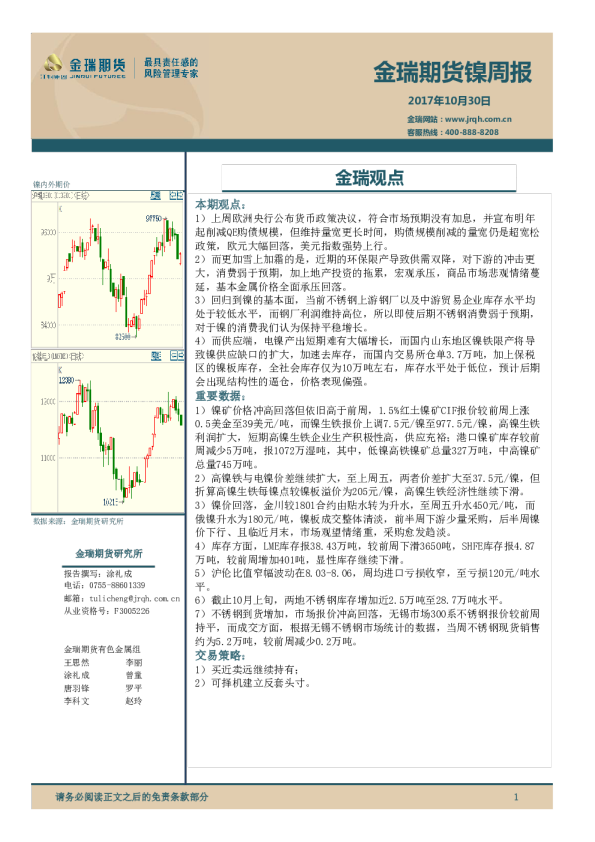 镍周报