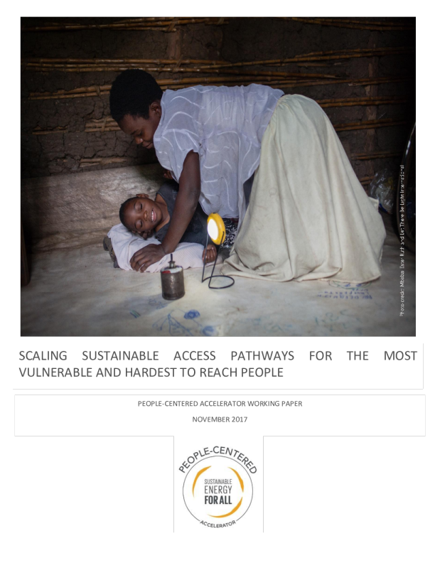 为最弱势和最难接触到的人扩大可持续获取途径