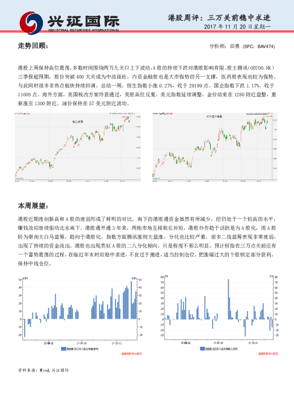 港股周评：三万关前稳中求进
