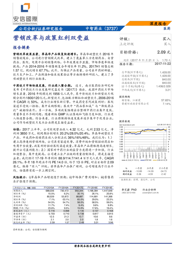 营销改革与政策红利双受益