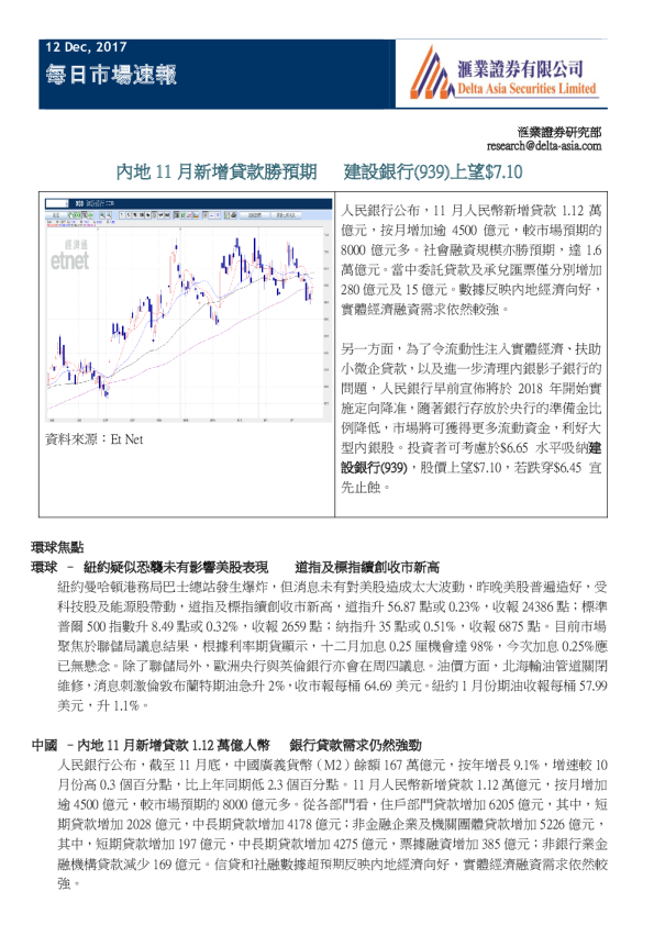 汇业证券每日市场速报
