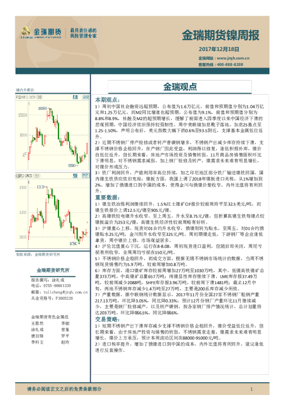 镍周报