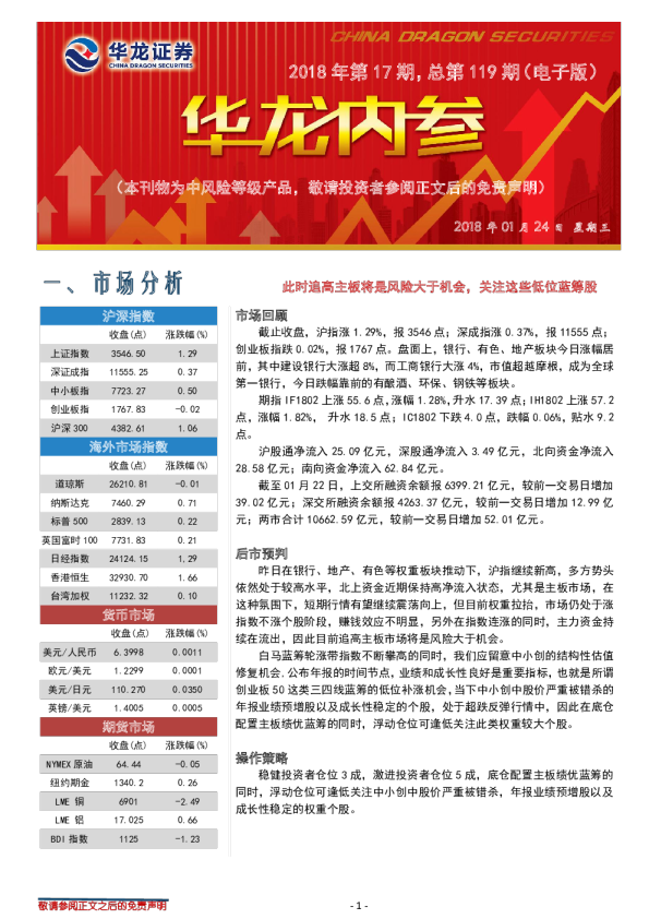 华龙内参2018年第17期