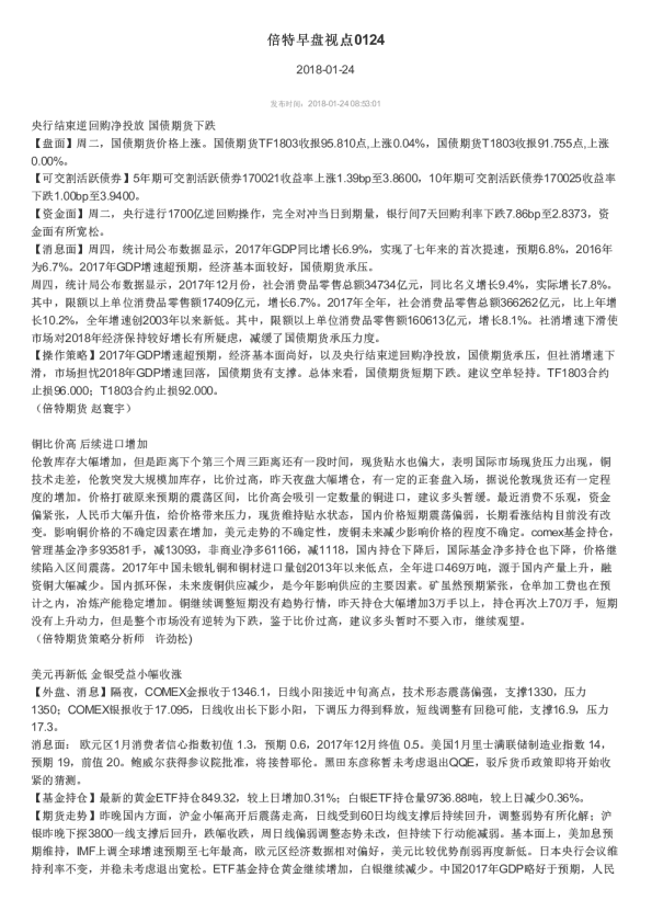 倍特早盘视点