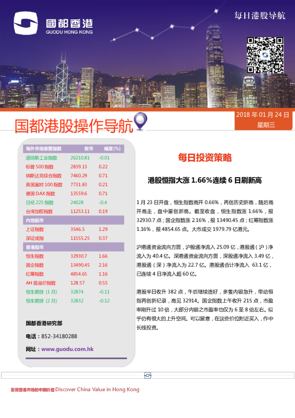 每日港股导航