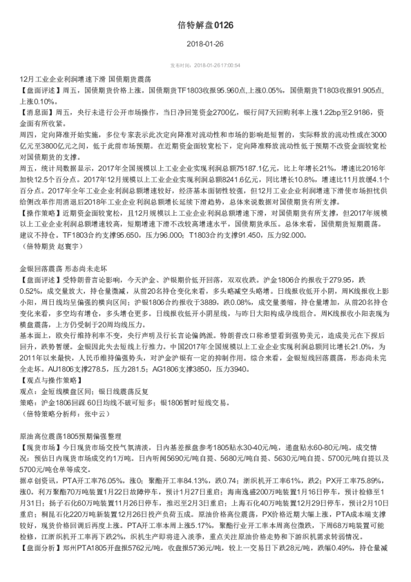 倍特期货倍特解盘