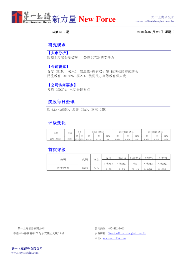 第一上海新力量