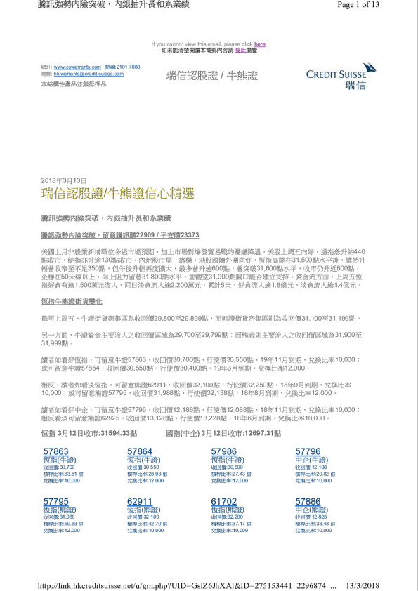 认股证／牛熊证