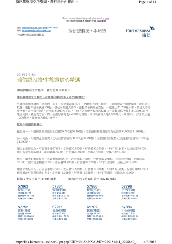 认股证／牛熊证