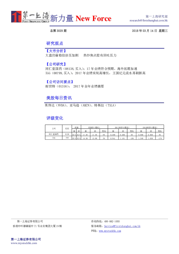 新力量NewForce总第3029期