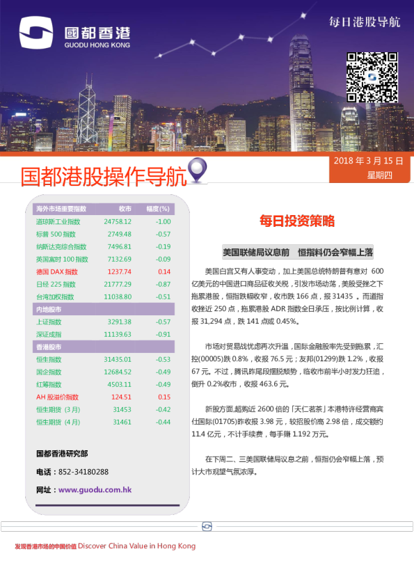 每日港股导航
