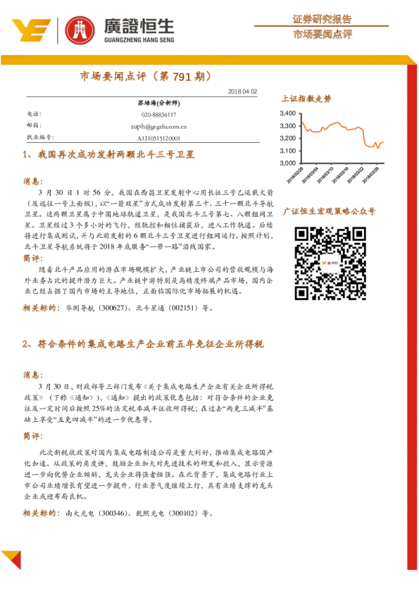 市场要闻点评（第791期）