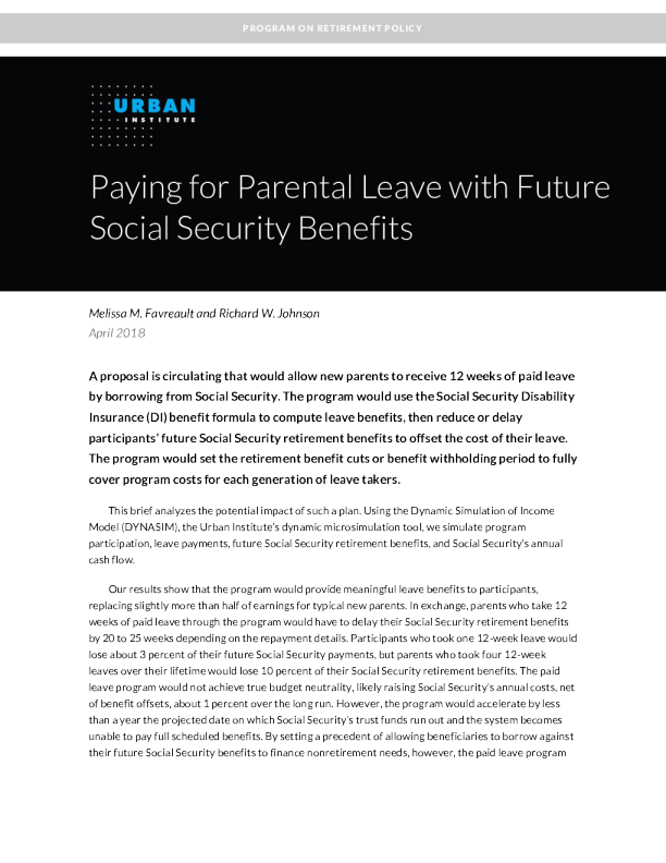 Paying For Parental Leave With Future Social Security Benefits paying-for-parental-leave-with-future-social-security-benefits
