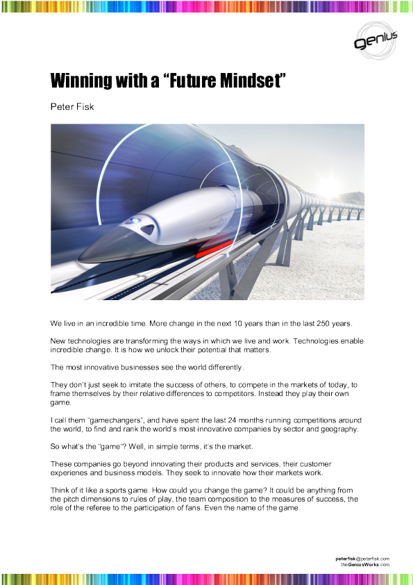 成功的领导者需要未来的心态