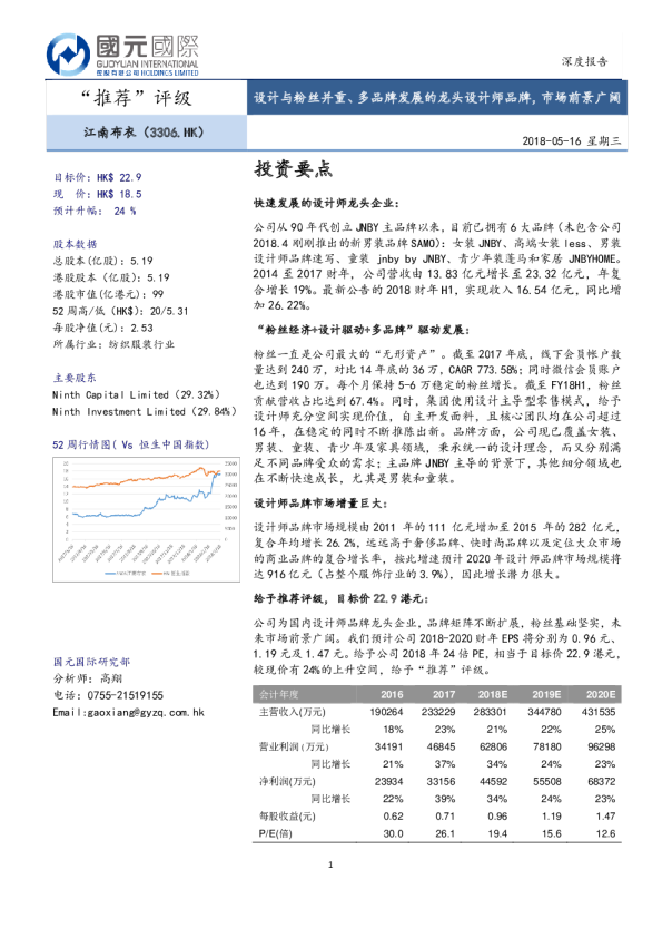 深度报告：设计与粉丝并重、多品牌发展的龙头设计师品牌，市场前景广阔