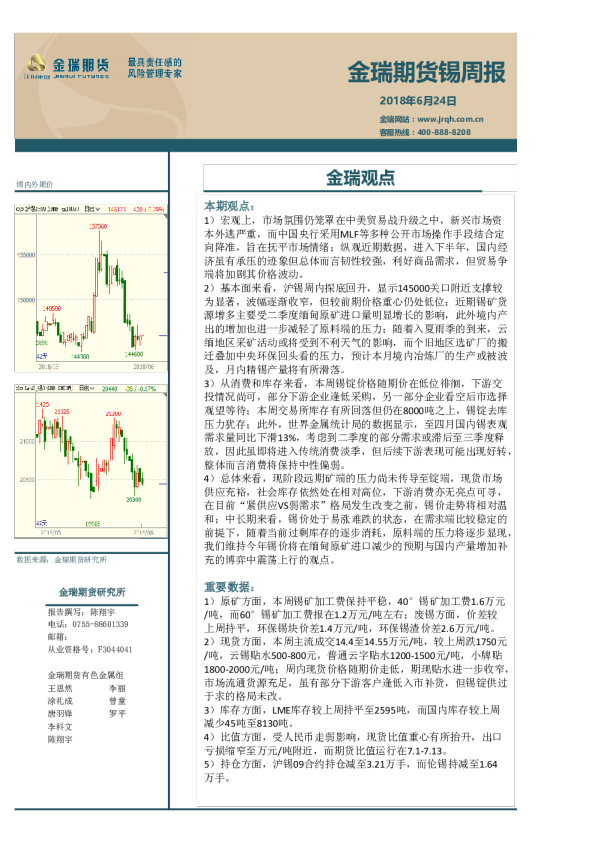 锡周报