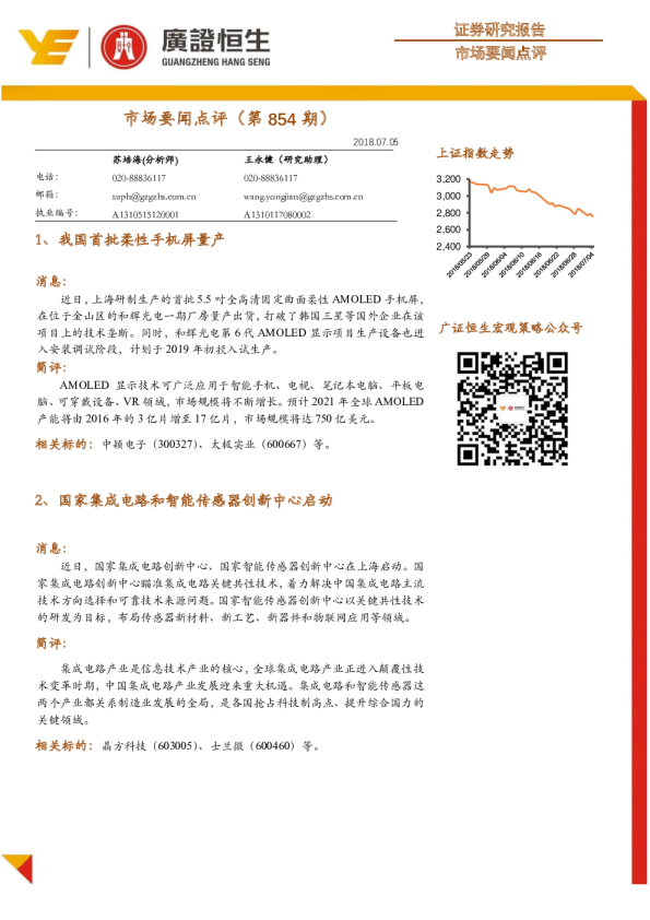 市场要闻点评（第854期）