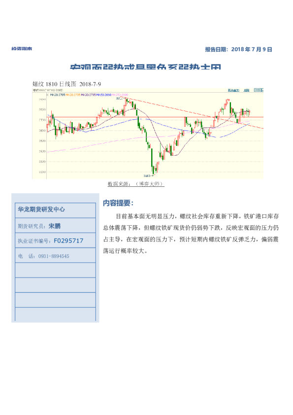 宏观面弱势或是黑色系弱势主因