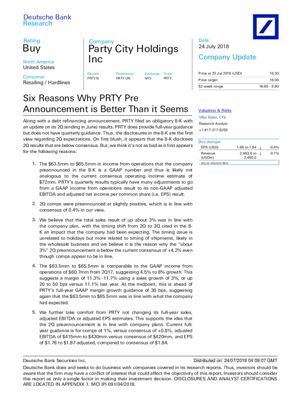 PRTY预发布比看起来更好的六个原因